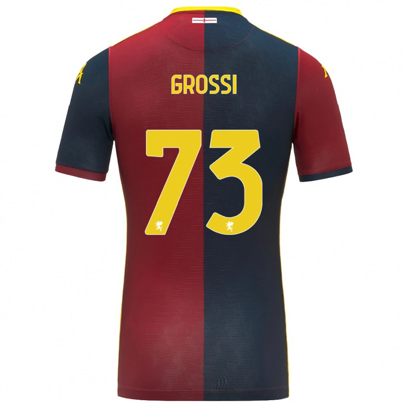 Danxen Damen Jacopo Grossi #73 Rot Königsblau Heimtrikot Trikot 2025/26 T-Shirt Österreich