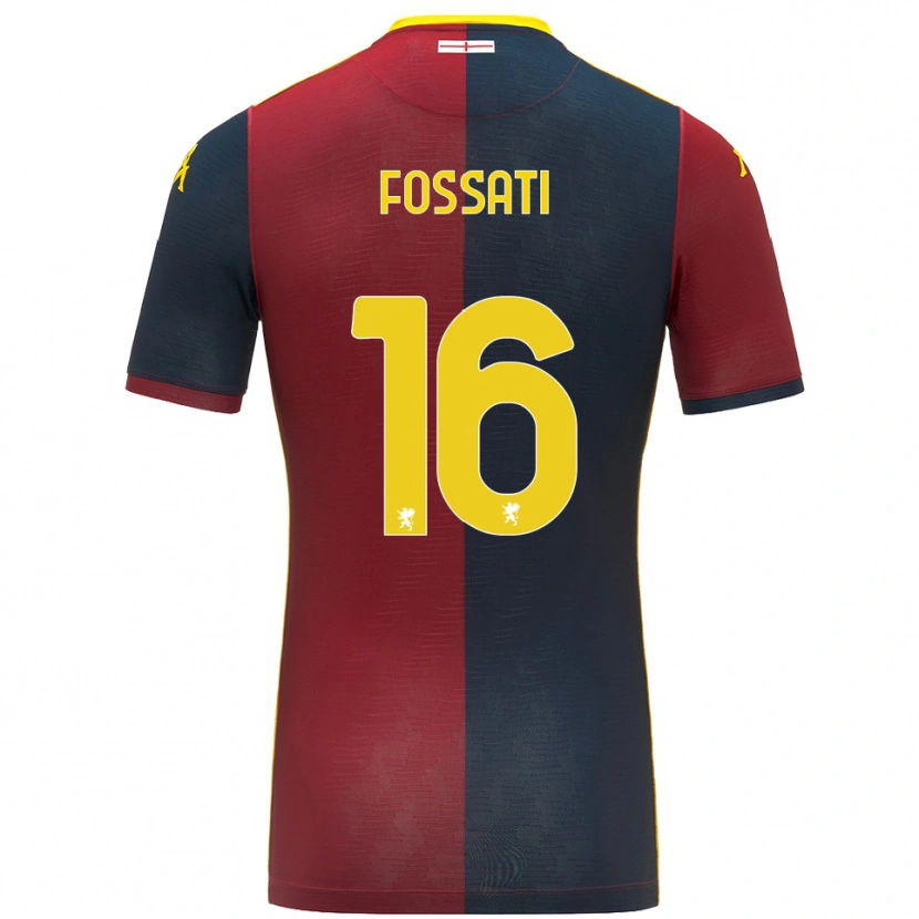 Danxen Damen Daniel Fossati #16 Rot Königsblau Heimtrikot Trikot 2025/26 T-Shirt Österreich