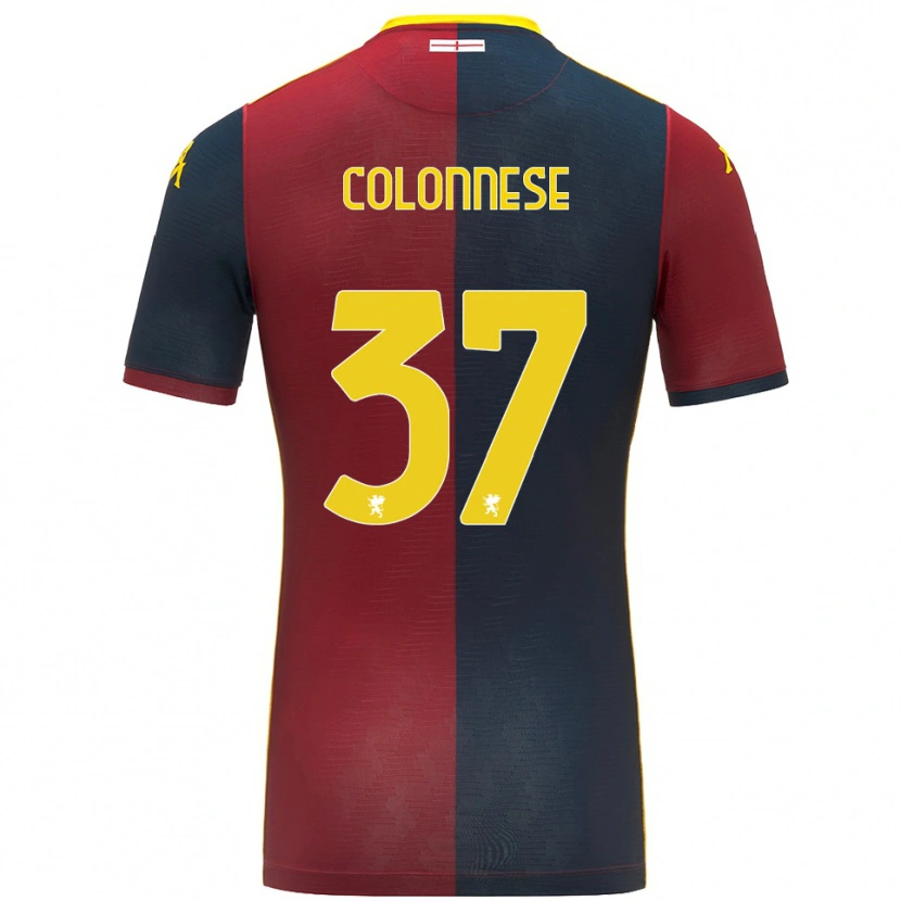 Danxen Damen Lorenzo Colonnese #37 Rot Königsblau Heimtrikot Trikot 2025/26 T-Shirt Österreich