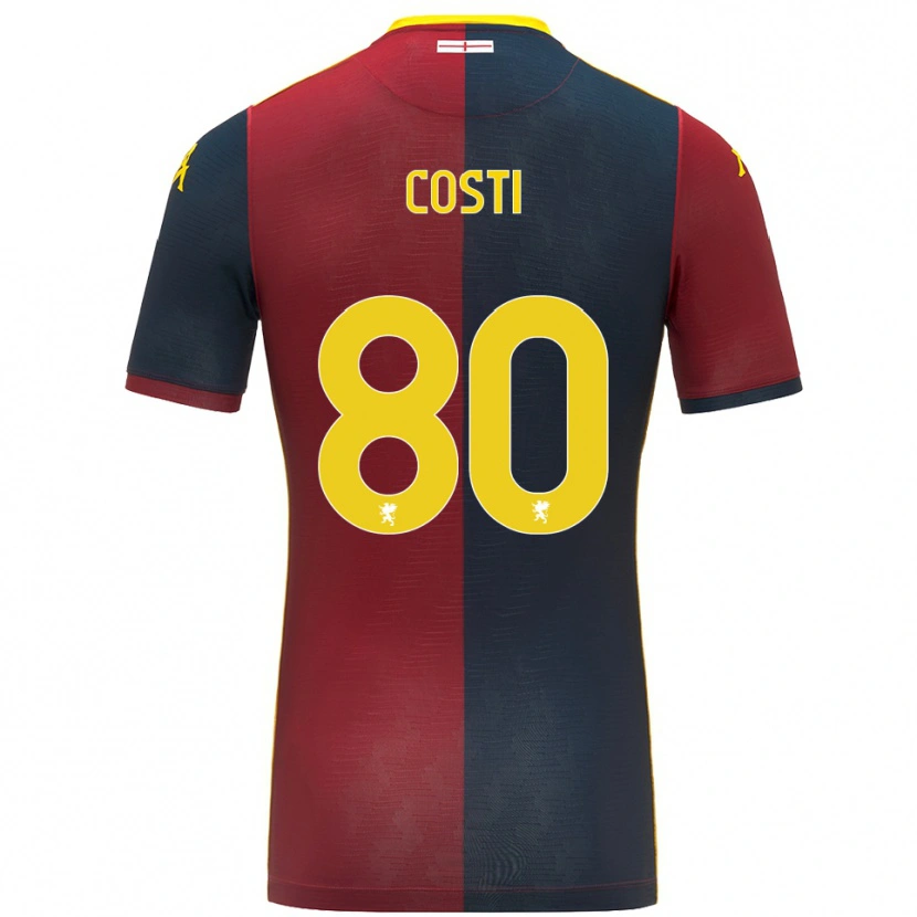 Danxen Damen Fabiana Costi #80 Rot Königsblau Heimtrikot Trikot 2025/26 T-Shirt Österreich