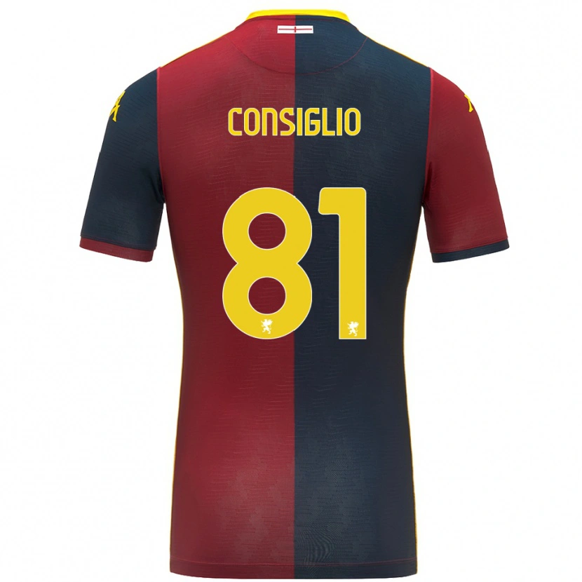 Danxen Damen Leonardo Consiglio #81 Rot Königsblau Heimtrikot Trikot 2025/26 T-Shirt Österreich