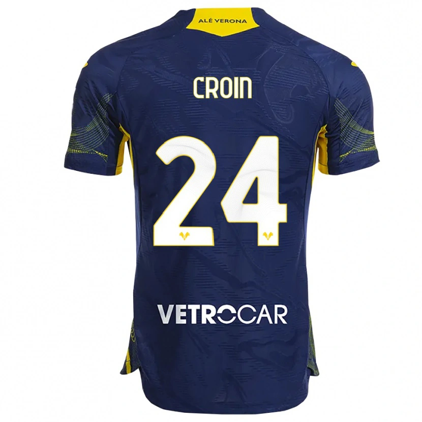 Danxen Damen Nicole Croin #24 Marineblau Gelb Heimtrikot Trikot 2025/26 T-Shirt Österreich