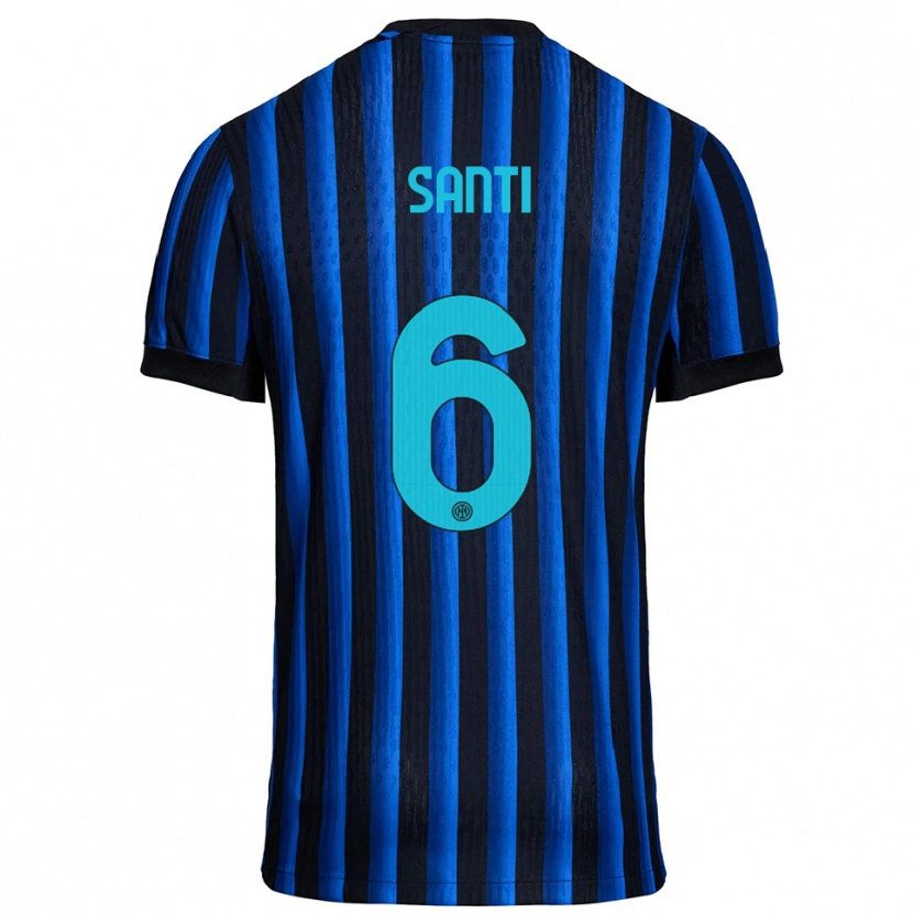 Danxen Damen Irene Santi #6 Schwarz Blau Heimtrikot Trikot 2025/26 T-Shirt Österreich
