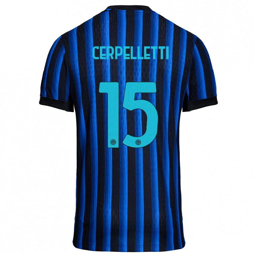 Danxen Damen Filippo Cerpelletti #15 Schwarz Blau Heimtrikot Trikot 2025/26 T-Shirt Österreich