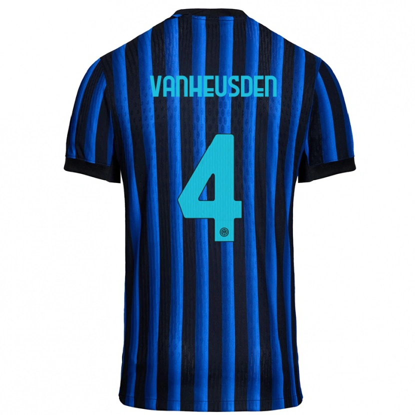 Danxen Damen Zinho Vanheusden #4 Schwarz Blau Heimtrikot Trikot 2025/26 T-Shirt Österreich