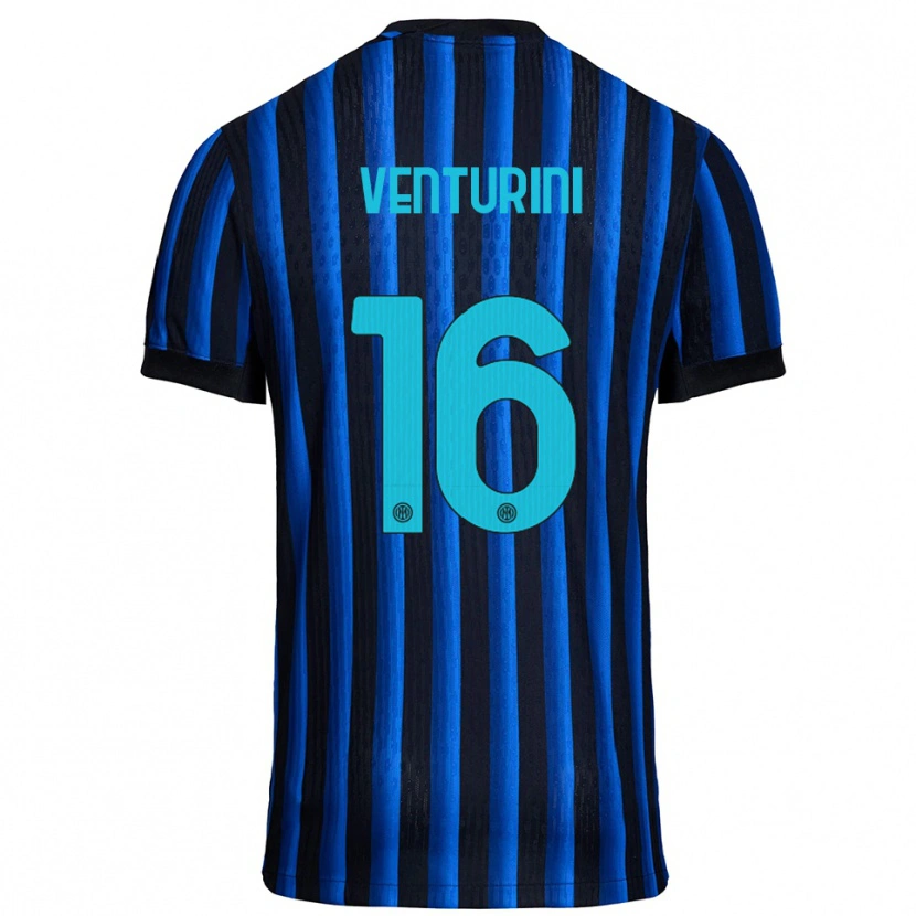Danxen Damen Matteo Venturini #16 Schwarz Blau Heimtrikot Trikot 2025/26 T-Shirt Österreich