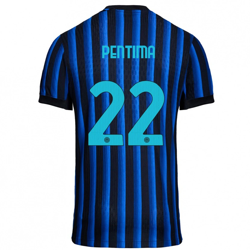 Danxen Damen Alessandro Pentima #22 Schwarz Blau Heimtrikot Trikot 2025/26 T-Shirt Österreich