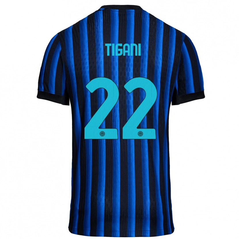 Danxen Damen Edoardo Tigani #22 Schwarz Blau Heimtrikot Trikot 2025/26 T-Shirt Österreich