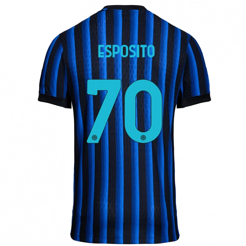 Danxen Damen Sebastiano Esposito #70 Schwarz Blau Heimtrikot Trikot 2025/26 T-Shirt Österreich