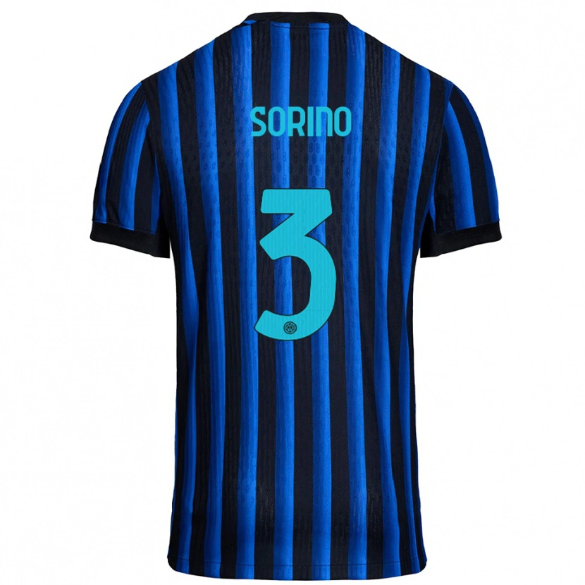Danxen Damen Davide Sorino #3 Schwarz Blau Heimtrikot Trikot 2025/26 T-Shirt Österreich