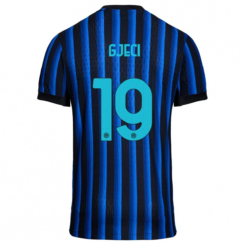 Danxen Damen Delis Gjeci #19 Schwarz Blau Heimtrikot Trikot 2025/26 T-Shirt Österreich