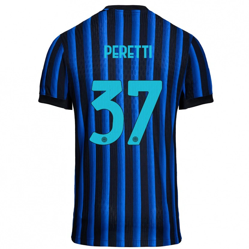 Danxen Damen Lorenzo Peretti #37 Schwarz Blau Heimtrikot Trikot 2025/26 T-Shirt Österreich