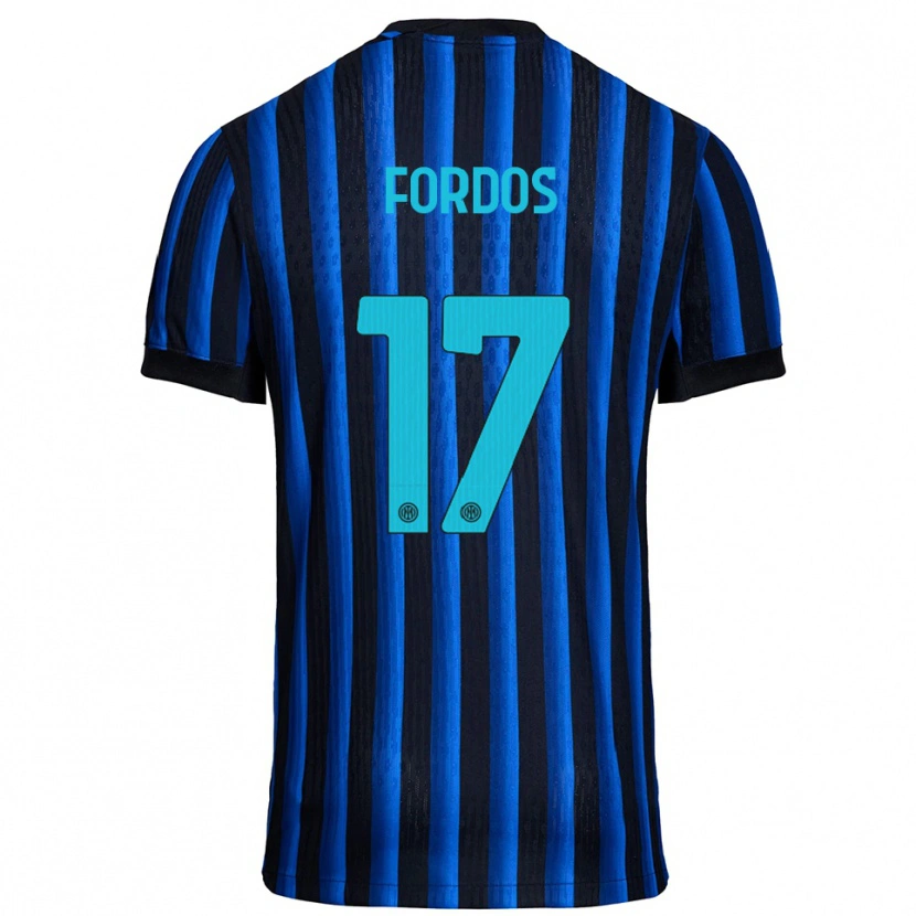 Danxen Damen Beatrix Fördős #17 Schwarz Blau Heimtrikot Trikot 2025/26 T-Shirt Österreich