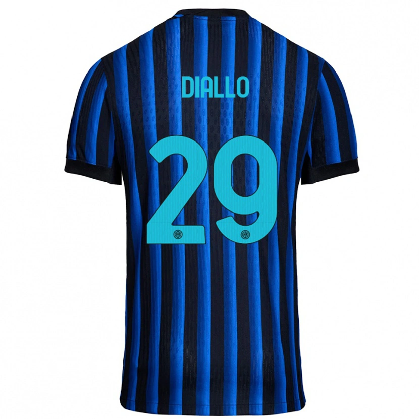 Danxen Damen Oumar Diallo #29 Schwarz Blau Heimtrikot Trikot 2025/26 T-Shirt Österreich
