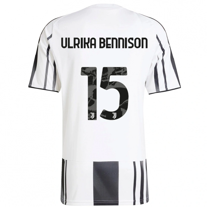 Danxen Damen Hanna Ulrika Bennison #15 Weiß Schwarz Heimtrikot Trikot 2025/26 T-Shirt Österreich