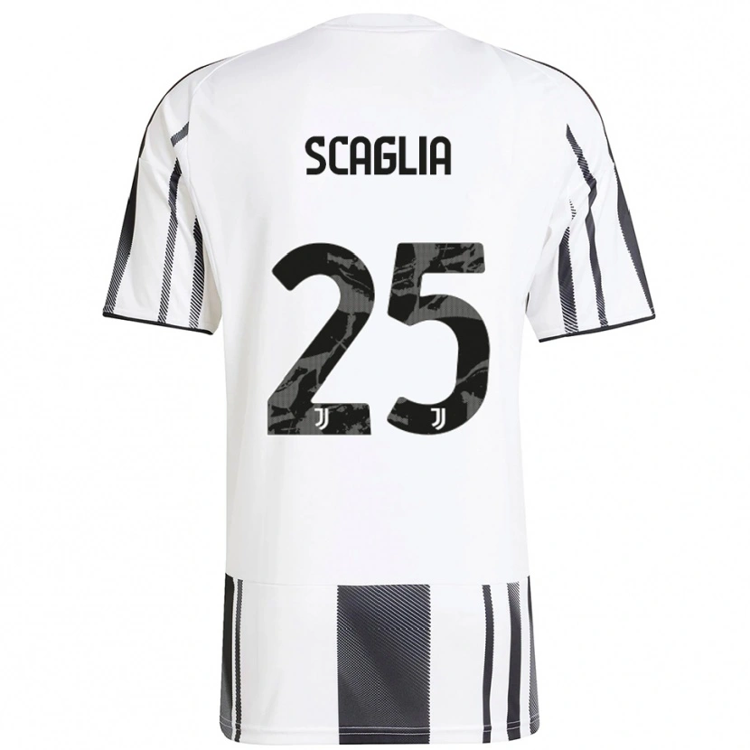 Danxen Damen Simone Scaglia #25 Weiß Schwarz Heimtrikot Trikot 2025/26 T-Shirt Österreich