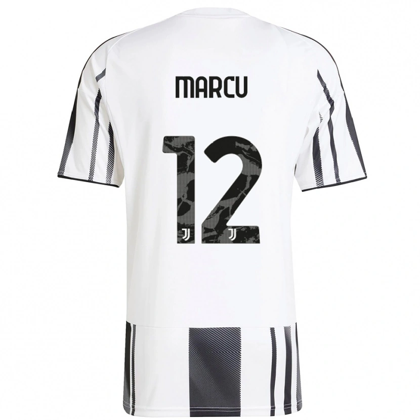 Danxen Damen Alessio Marcu #12 Weiß Schwarz Heimtrikot Trikot 2025/26 T-Shirt Österreich