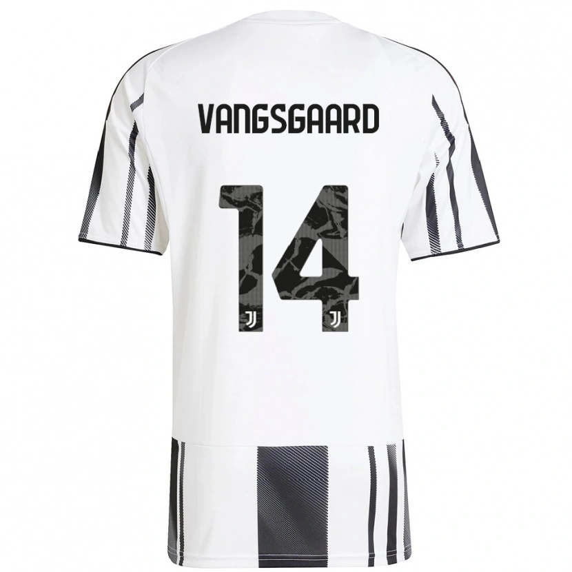 Danxen Damen Amalie Jørgensen Vangsgaard #14 Weiß Schwarz Heimtrikot Trikot 2025/26 T-Shirt Österreich