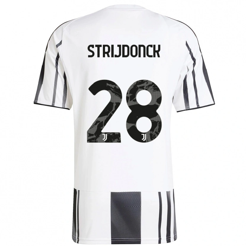 Danxen Damen Bayron Strijdonck #28 Weiß Schwarz Heimtrikot Trikot 2025/26 T-Shirt Österreich