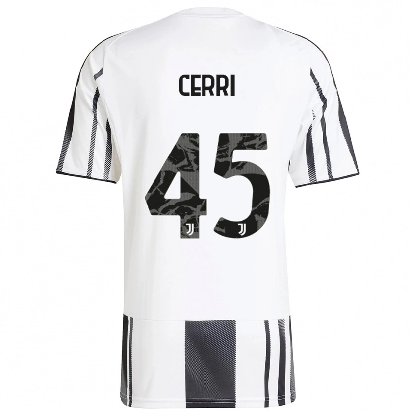 Danxen Damen Leonardo Cerri #45 Weiß Schwarz Heimtrikot Trikot 2025/26 T-Shirt Österreich