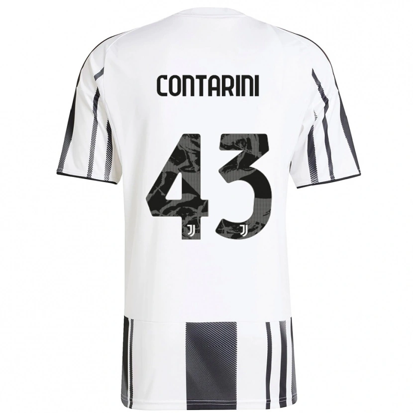Danxen Damen Jacopo Contarini #43 Weiß Schwarz Heimtrikot Trikot 2025/26 T-Shirt Österreich