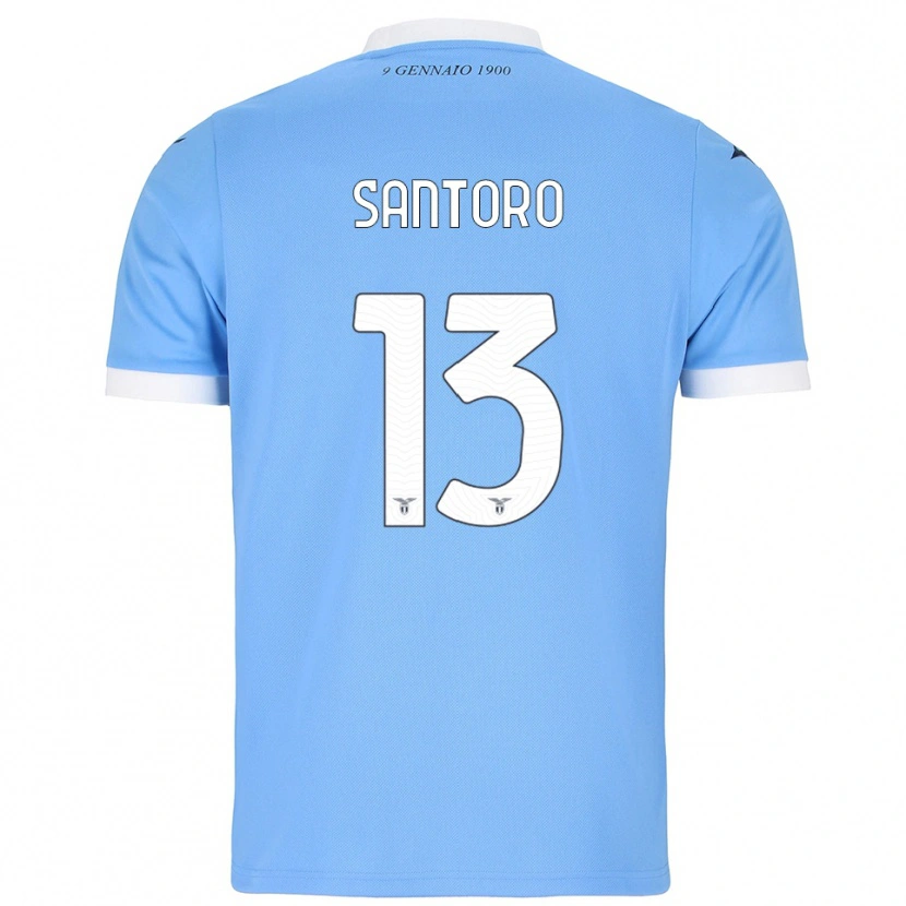 Danxen Damen Martina Santoro #13 Himmelblau Weiß Heimtrikot Trikot 2025/26 T-Shirt Österreich
