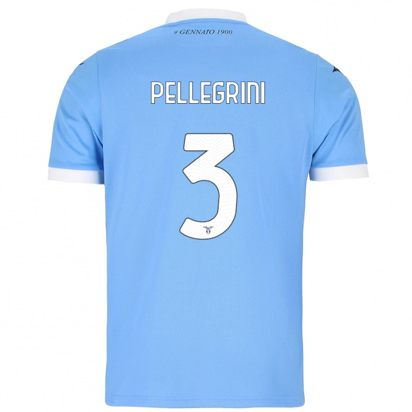 Danxen Damen Luca Pellegrini #3 Himmelblau Weiß Heimtrikot Trikot 2025/26 T-Shirt Österreich