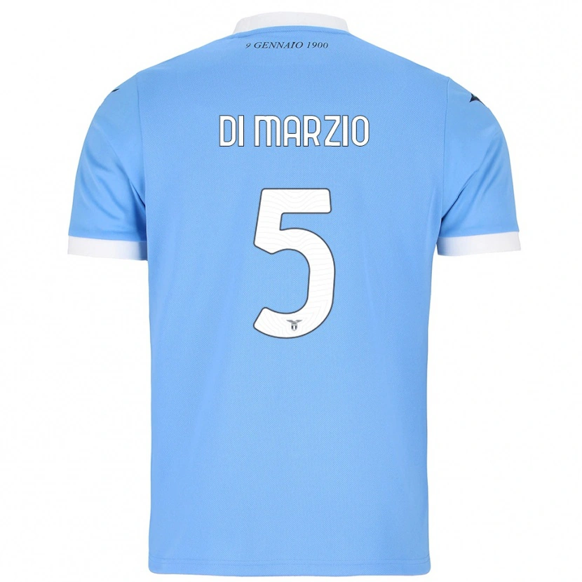 Danxen Damen Flavio Di Marzio #5 Himmelblau Weiß Heimtrikot Trikot 2025/26 T-Shirt Österreich