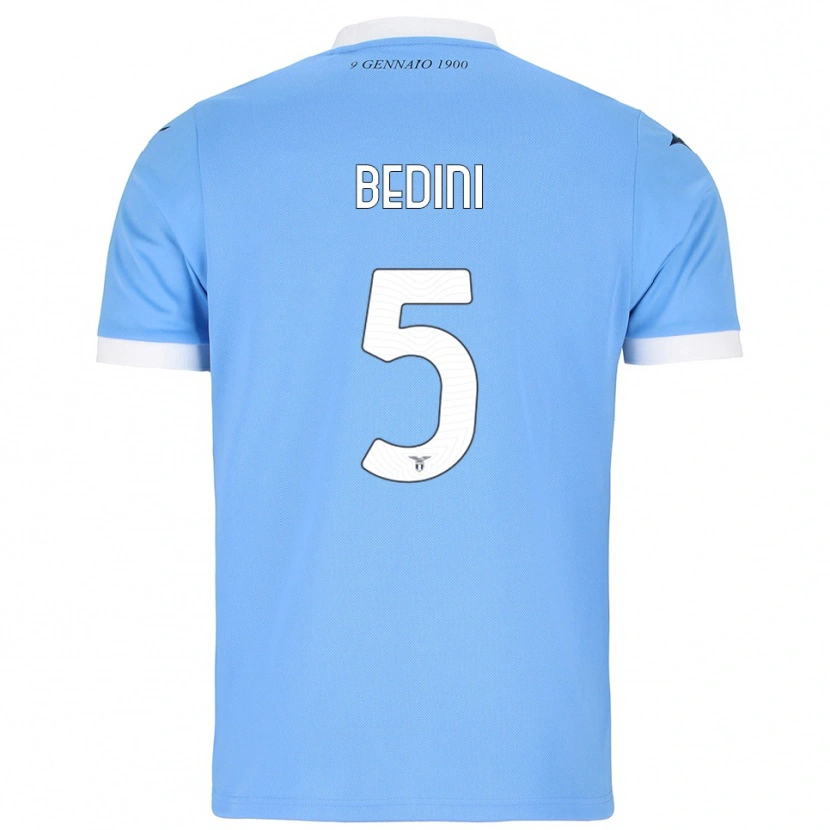 Danxen Damen Filippo Bedini #5 Himmelblau Weiß Heimtrikot Trikot 2025/26 T-Shirt Österreich