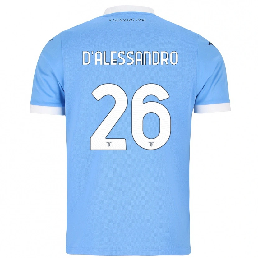 Danxen Damen Mattya D'alessandro #26 Himmelblau Weiß Heimtrikot Trikot 2025/26 T-Shirt Österreich