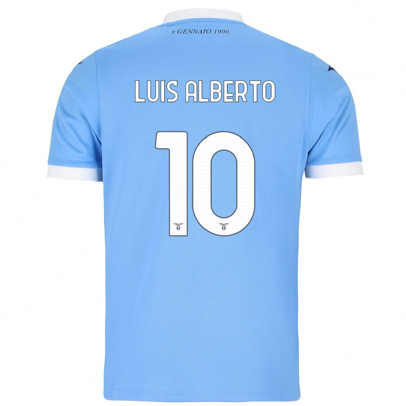 Danxen Damen Luis Alberto #10 Himmelblau Weiß Heimtrikot Trikot 2025/26 T-Shirt Österreich