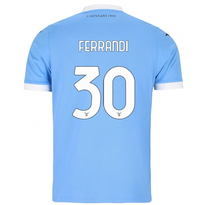 Danxen Damen Giulia Ferrandi #30 Himmelblau Weiß Heimtrikot Trikot 2025/26 T-Shirt Österreich
