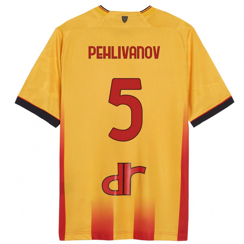 Danxen Damen Cristian Pehlivanov #5 Gelb Orange Heimtrikot Trikot 2025/26 T-Shirt Österreich