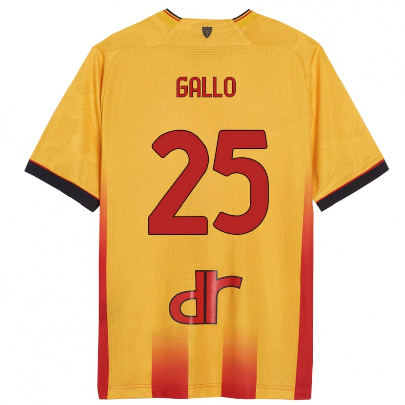 Danxen Damen Antonino Gallo #25 Gelb Orange Heimtrikot Trikot 2025/26 T-Shirt Österreich