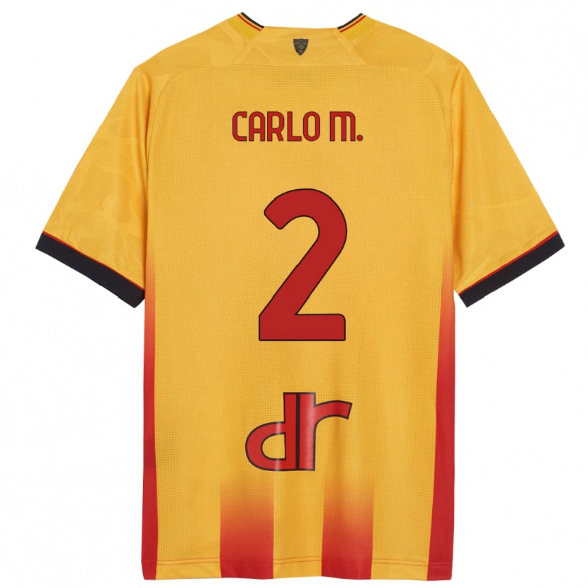 Danxen Damen Carlo Mariano #2 Gelb Orange Heimtrikot Trikot 2025/26 T-Shirt Österreich