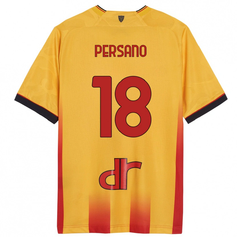Danxen Damen Emanuele Persano #18 Gelb Orange Heimtrikot Trikot 2025/26 T-Shirt Österreich