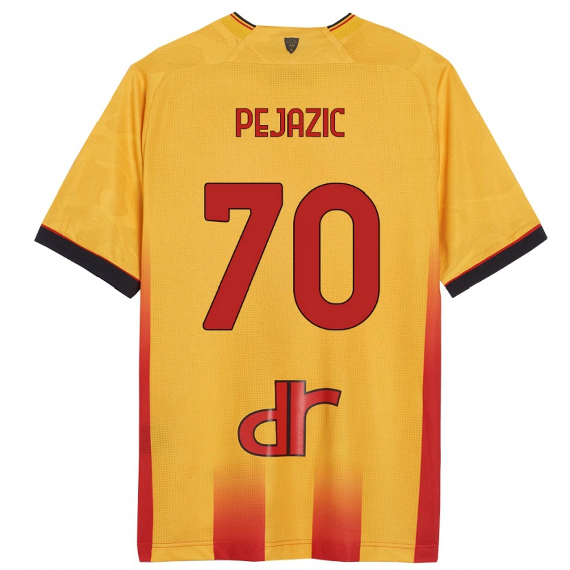 Danxen Damen Mario Pejazic #70 Gelb Orange Heimtrikot Trikot 2025/26 T-Shirt Österreich
