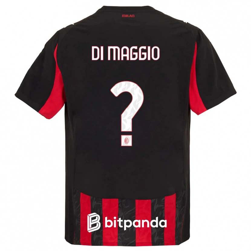 Danxen Damen Simone Di Maggio #0 Rot Schwarz Heimtrikot Trikot 2025/26 T-Shirt Österreich