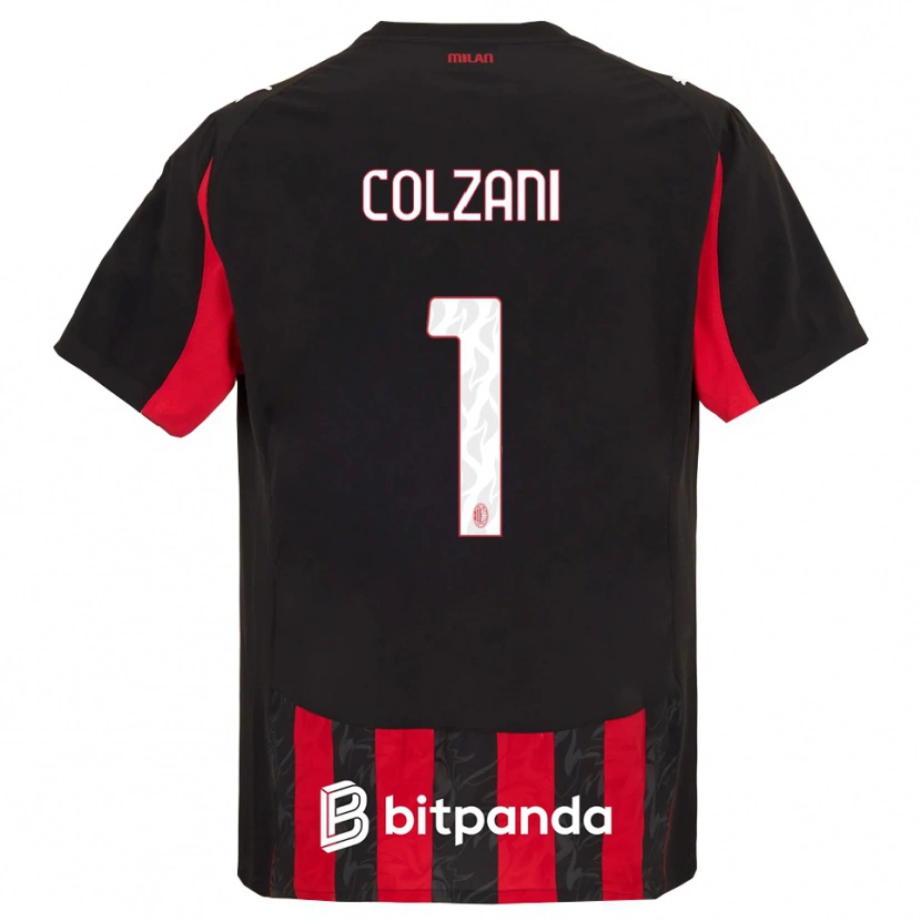 Danxen Damen Edoardo Colzani #1 Rot Schwarz Heimtrikot Trikot 2025/26 T-Shirt Österreich