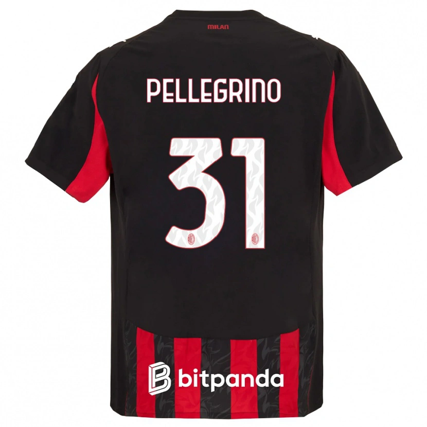 Danxen Damen Marco Pellegrino #31 Rot Schwarz Heimtrikot Trikot 2025/26 T-Shirt Österreich