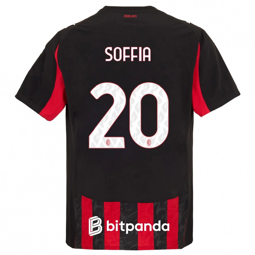 Danxen Damen Angelica Soffia #20 Rot Schwarz Heimtrikot Trikot 2025/26 T-Shirt Österreich