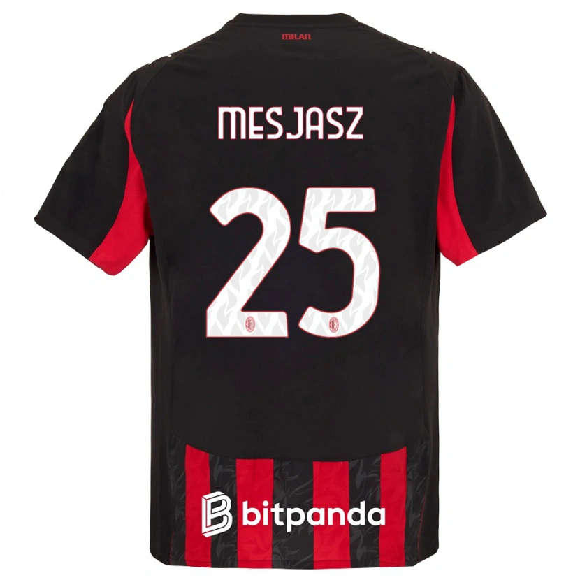 Danxen Damen Malgorzata Mesjasz #25 Rot Schwarz Heimtrikot Trikot 2025/26 T-Shirt Österreich
