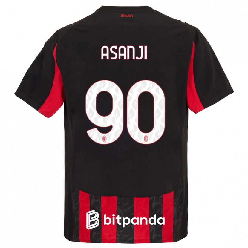 Danxen Damen Levis Asanji #90 Rot Schwarz Heimtrikot Trikot 2025/26 T-Shirt Österreich