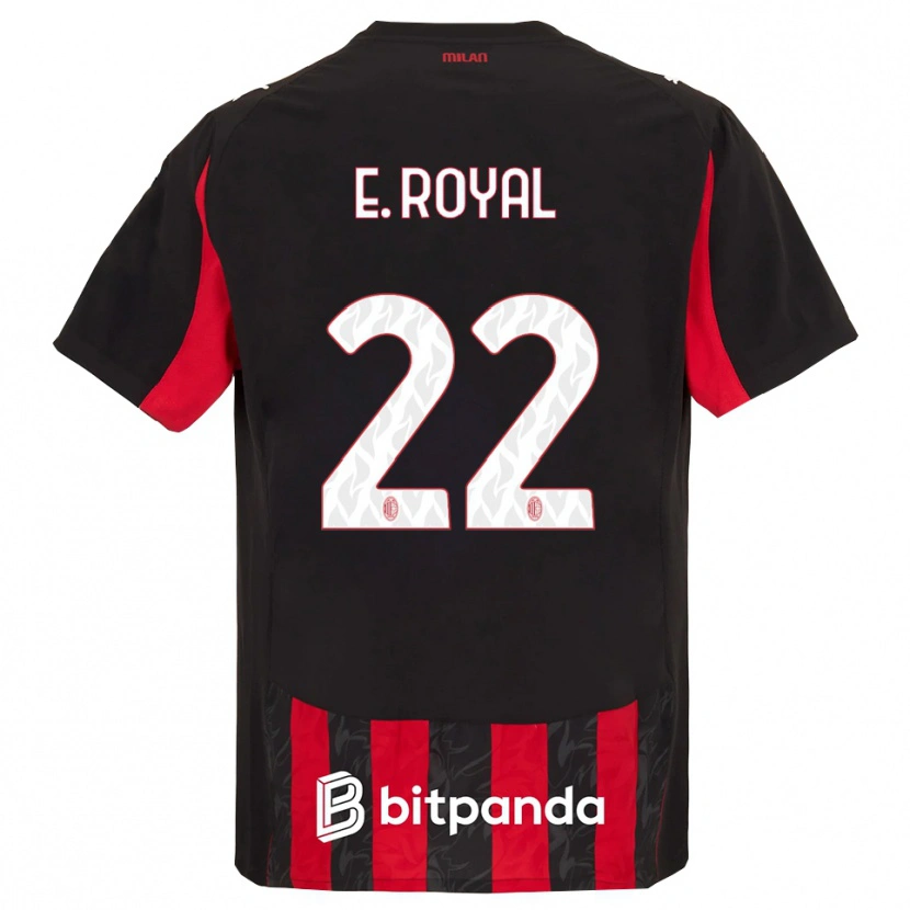 Danxen Damen Emerson Royal #22 Rot Schwarz Heimtrikot Trikot 2025/26 T-Shirt Österreich
