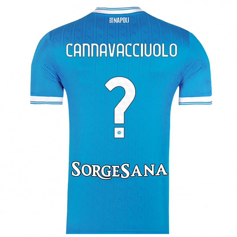 Danxen Damen Luigi Pio Cannavacciuolo #0 Himmelblau Weiß Heimtrikot Trikot 2025/26 T-Shirt Österreich