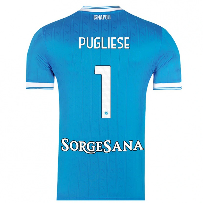 Danxen Damen Claudio Pugliese #1 Himmelblau Weiß Heimtrikot Trikot 2025/26 T-Shirt Österreich
