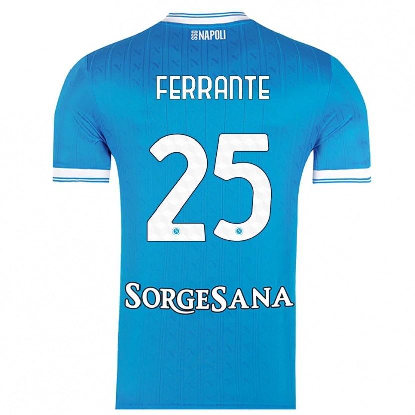 Danxen Damen Mathias Ferrante #25 Himmelblau Weiß Heimtrikot Trikot 2025/26 T-Shirt Österreich