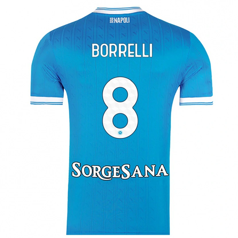 Danxen Damen Ciro Borrelli #8 Himmelblau Weiß Heimtrikot Trikot 2025/26 T-Shirt Österreich