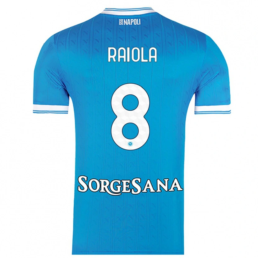 Danxen Damen Arturo Raiola #8 Himmelblau Weiß Heimtrikot Trikot 2025/26 T-Shirt Österreich