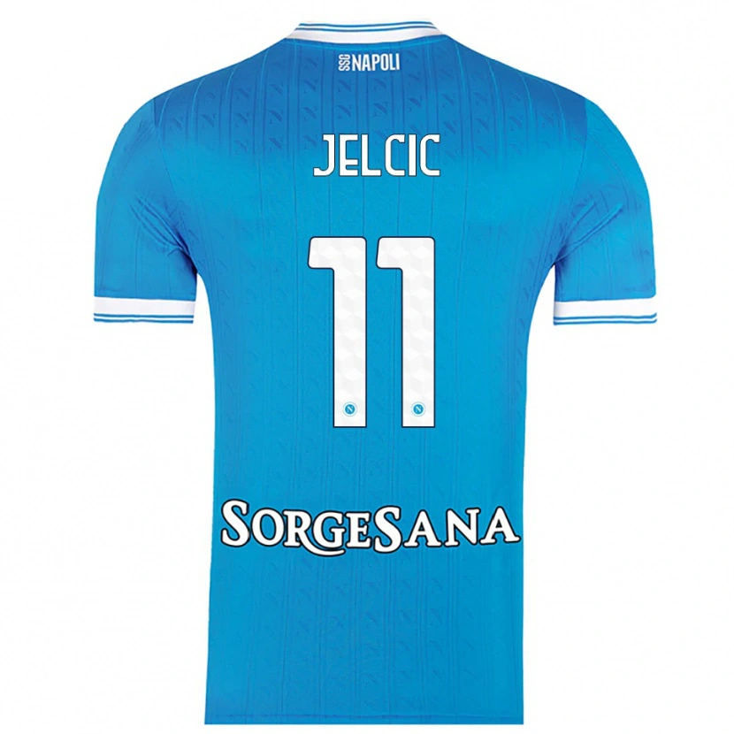 Danxen Damen Maja Jelčić #11 Himmelblau Weiß Heimtrikot Trikot 2025/26 T-Shirt Österreich